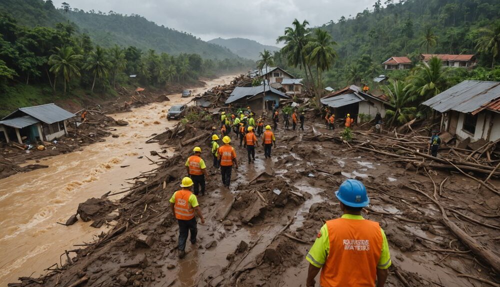 flash floods and landslides