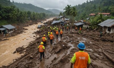 flash floods and landslides