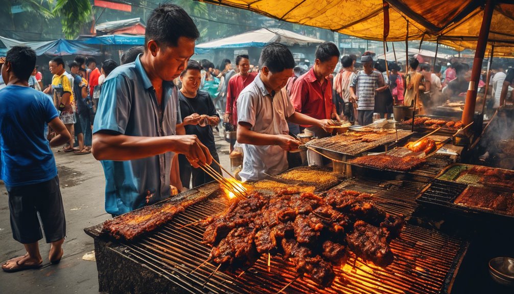 global rise of padang satay