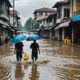 heavy rain floods jakarta