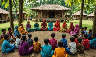 young storytellers in kalimantan