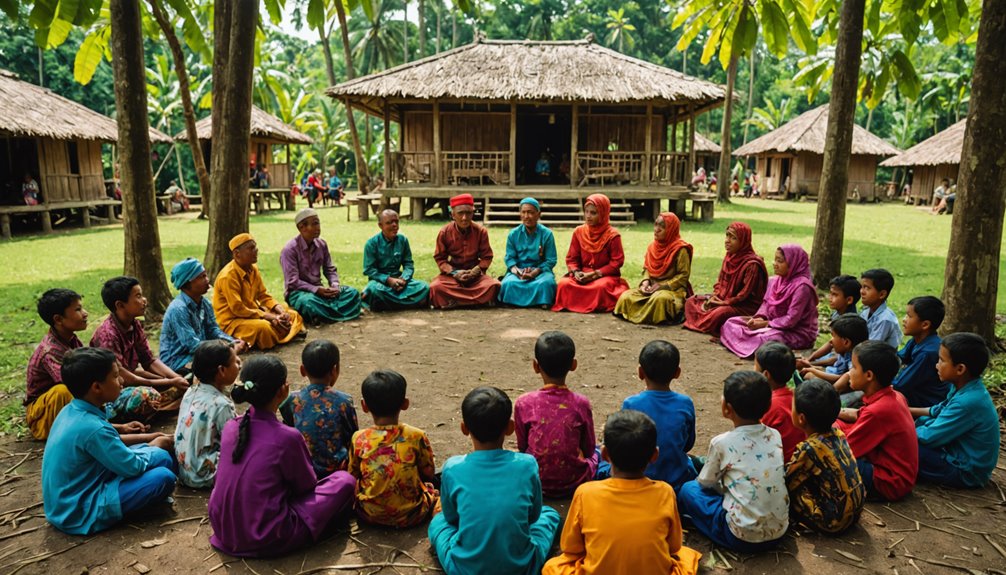 young storytellers in kalimantan