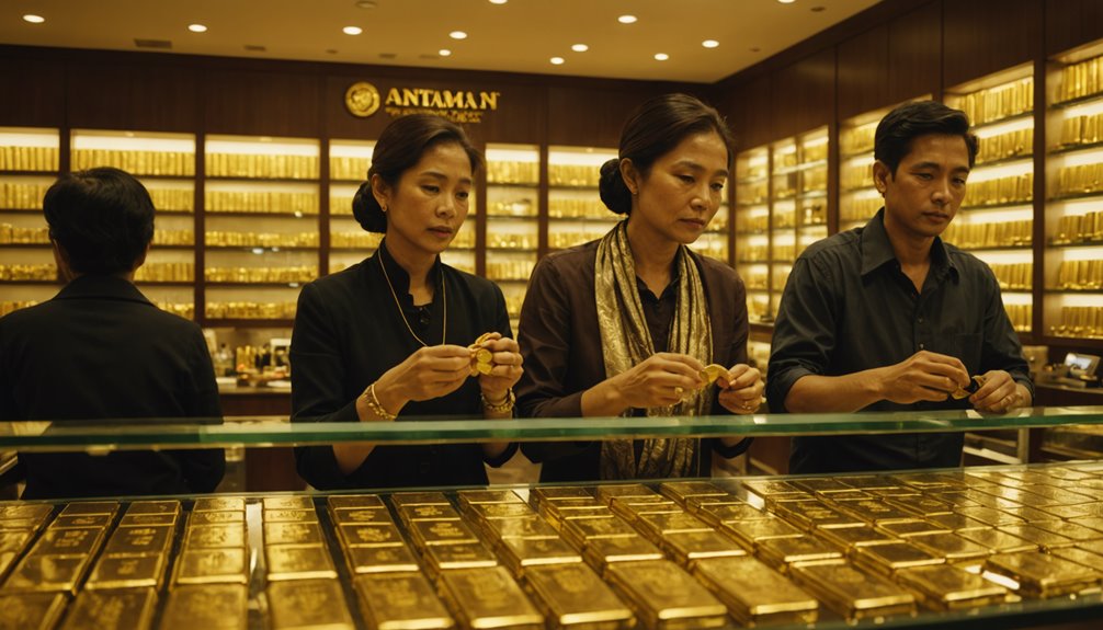 antam gold price drop