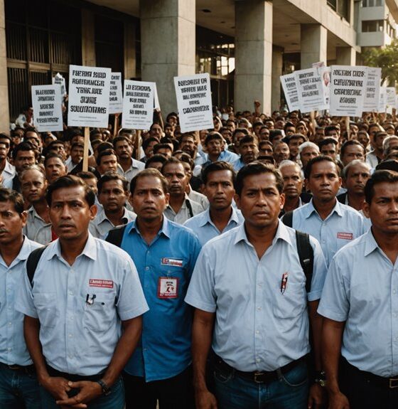 worker and union response